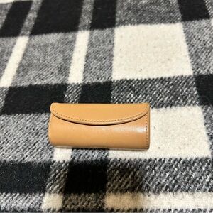 Vintage Coach Leather Lipstick Case in Camel